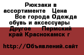 Рюкзаки в ассортименте › Цена ­ 3 500 - Все города Одежда, обувь и аксессуары » Другое   . Пермский край,Краснокамск г.